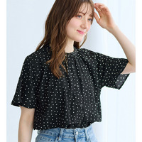 インコーデもすっきり決まる！前後２ＷＡＹケープ風ブラウス