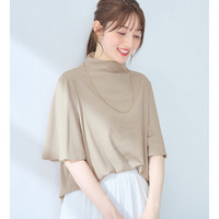 上品フレアー袖リブＴシャツ