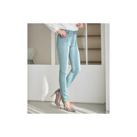 美脚ストレッチスキニーデニムパンツ　大きいサイズ レディース