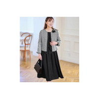 【3点セット】洗える！ロングワンピセレモニースーツ　大きいサイズ レディース