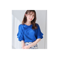 【４つの機能付】フリル袖ブラウスＴシャツ