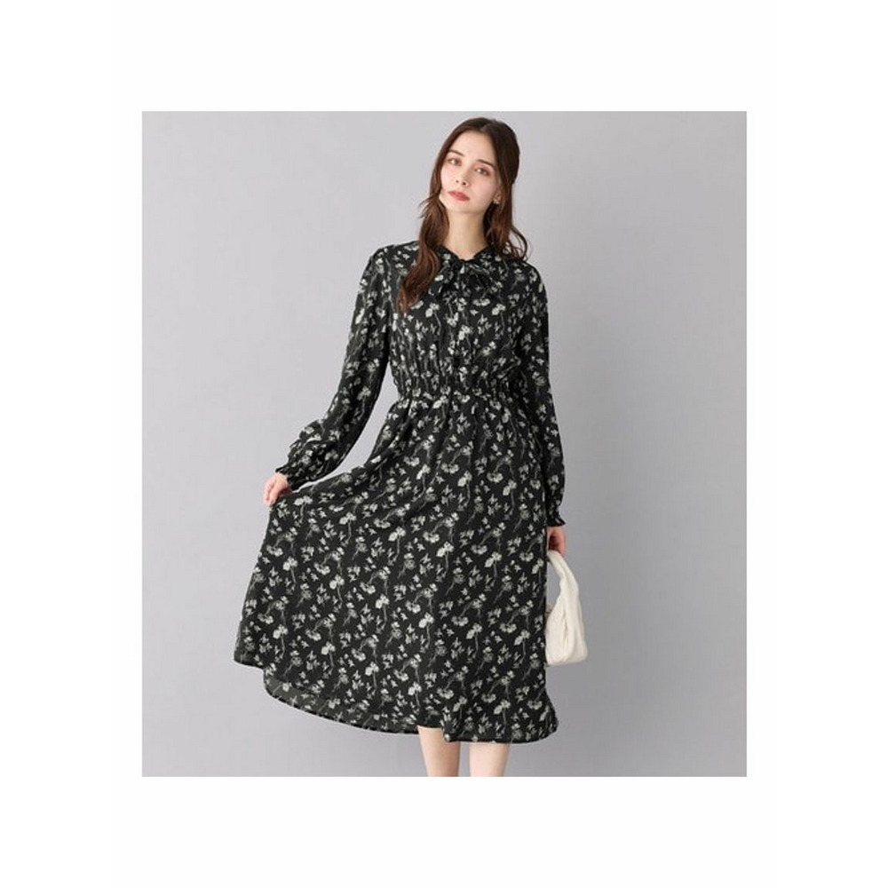 美人シルエットボウタイワンピース22