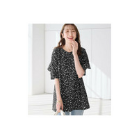 【４つの機能付】フリル袖Ｔシャツチュニック