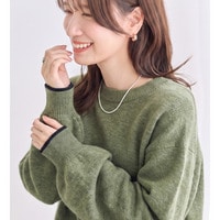 洗えるもちもち　ゆるニットプルオーバー