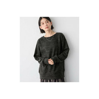 【毎日着たい！】柔らかニットソーシンプルトップス