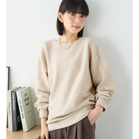 【毎日着たい！】柔らかニットソーシンプルトップス