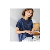 【接触冷感】脱普通！すっきり見え大人の上品Ｔシャツ
