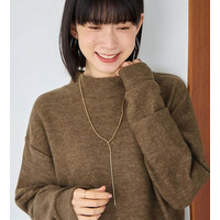 【毎日着たい！】柔らかニットソーシンプルトップス