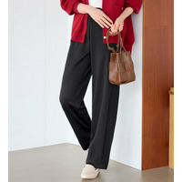 毛布のような温かさ楽ぽか裏ファーフレアパンツ