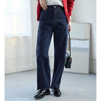 【ストレッチ】隠しゴムで見た目すっきり楽ちんデニム