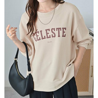 ゆるシルエット裏毛ロゴスウェット