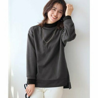 あったかニットソーリブトップス