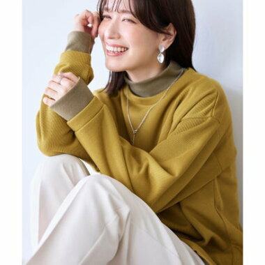 あったかニットソーリブトップス12