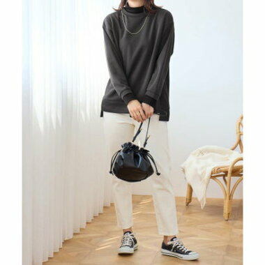 あったかニットソーリブトップス13