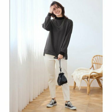 あったかニットソーリブトップス14