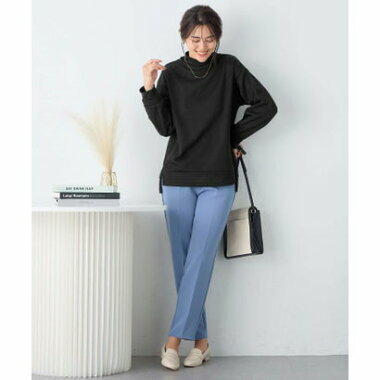 あったかニットソーリブトップス16