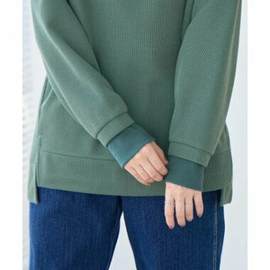 あったかニットソーリブトップス24