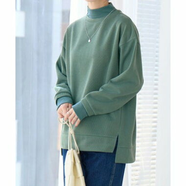 あったかニットソーリブトップス26