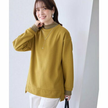 あったかニットソーリブトップス8