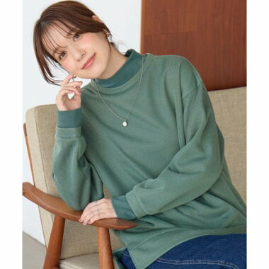 あったかニットソーリブトップス1