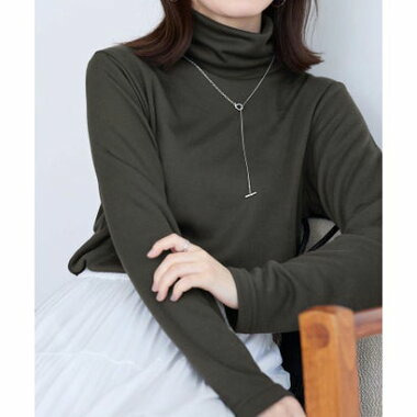 ふんわりタッチ裏起毛ハイネックプルオーバー11