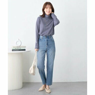 ふんわりタッチ裏起毛ハイネックプルオーバー19