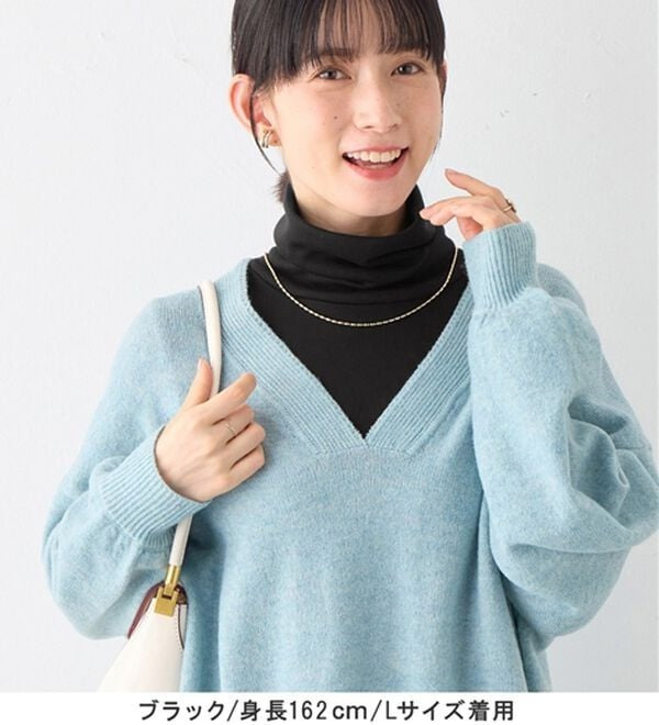 ふんわりタッチ裏起毛ハイネックプルオーバー26