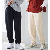 毛布のような温かさ　楽ぽか裏ファージョグパンツ