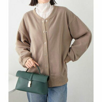 毛玉になりにくい　ふんわり柔らか裏起毛カーデ