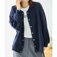 毛玉になりにくい　ふんわり柔らか裏起毛カーデ