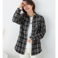 あったか裏フリースチェックシャツ