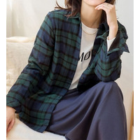 あったか裏フリースチェックシャツ