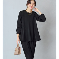 【イージーケア】Ａラインセレモニーセットアップ　大きいサイズレディース