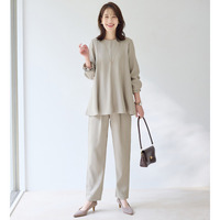 【イージーケア】Ａラインセレモニーセットアップ　大きいサイズレディース