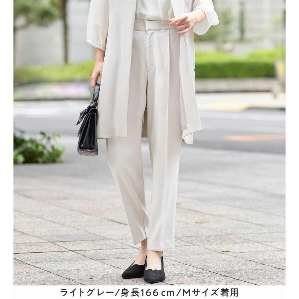 美ラインを叶える!ロングベストセットアップ 大きいサイズレディース21