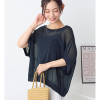 カットソーより涼やか！シアードルマンニット