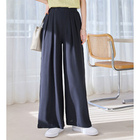 さらさらＥＡＳＹ細魅せ叶う！とろみタックワイドパンツ（レギュラー丈）