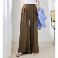 さらさらＥＡＳＹ細魅せ叶う！とろみタックワイドパンツ（ショート丈）