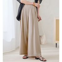 さらさらＥＡＳＹ細魅せ叶う！とろみタックワイドパンツ（ショート丈）