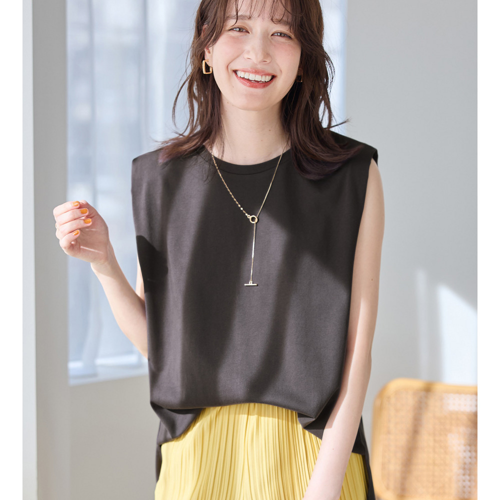【接触冷感】脇を見せたくない人のためのタンクトップ