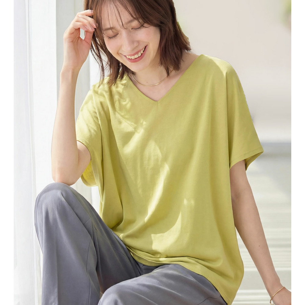 ひんやり！美人シルエット叶えるドルマントップス