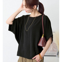 華奢見えドルマンスリーブブラウス