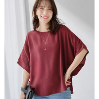 華奢見えドルマンスリーブブラウス