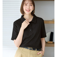 ポコポコ素材ポロトップス