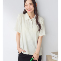 ポコポコ素材ポロトップス