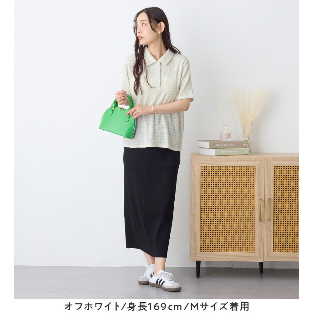 ポコポコ素材ポロトップス15