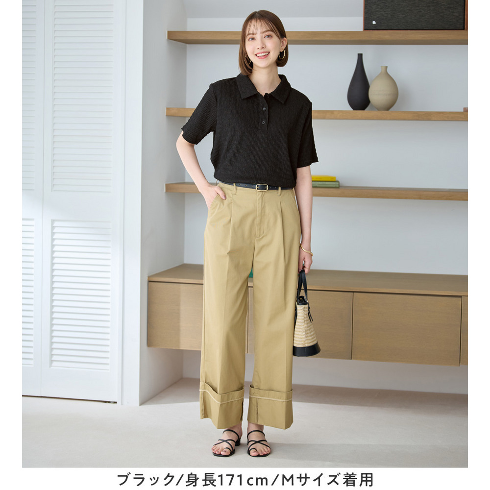 ポコポコ素材ポロトップス19