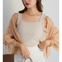 保冷剤ポケット付スクエアタンクトップ