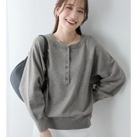 洗える！ヘンリーネックニット