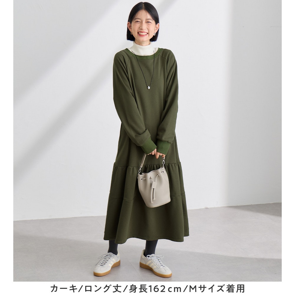 【ロング丈】ティアードスウェットワンピース18